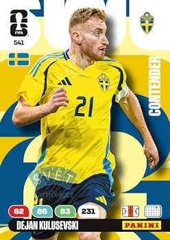 Dejan Kulusevski Sweden Panini FIFA World Cup 2026 Adrenalyn XL Contenders #541